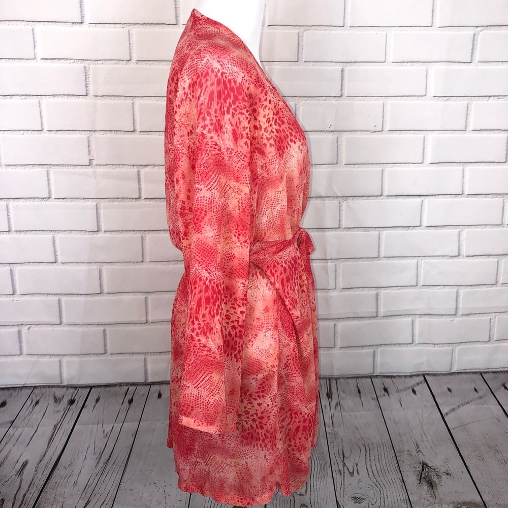 VICTORIA’S SECRET Coral Pink Robe - Picture 2 of 6